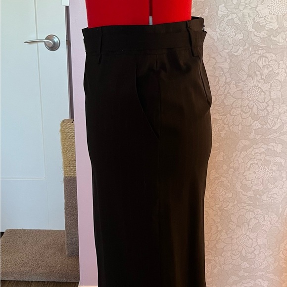 Women's black pinstripe skirt & vest suit, from Sandra Angelazzi - Picture 5 of 11